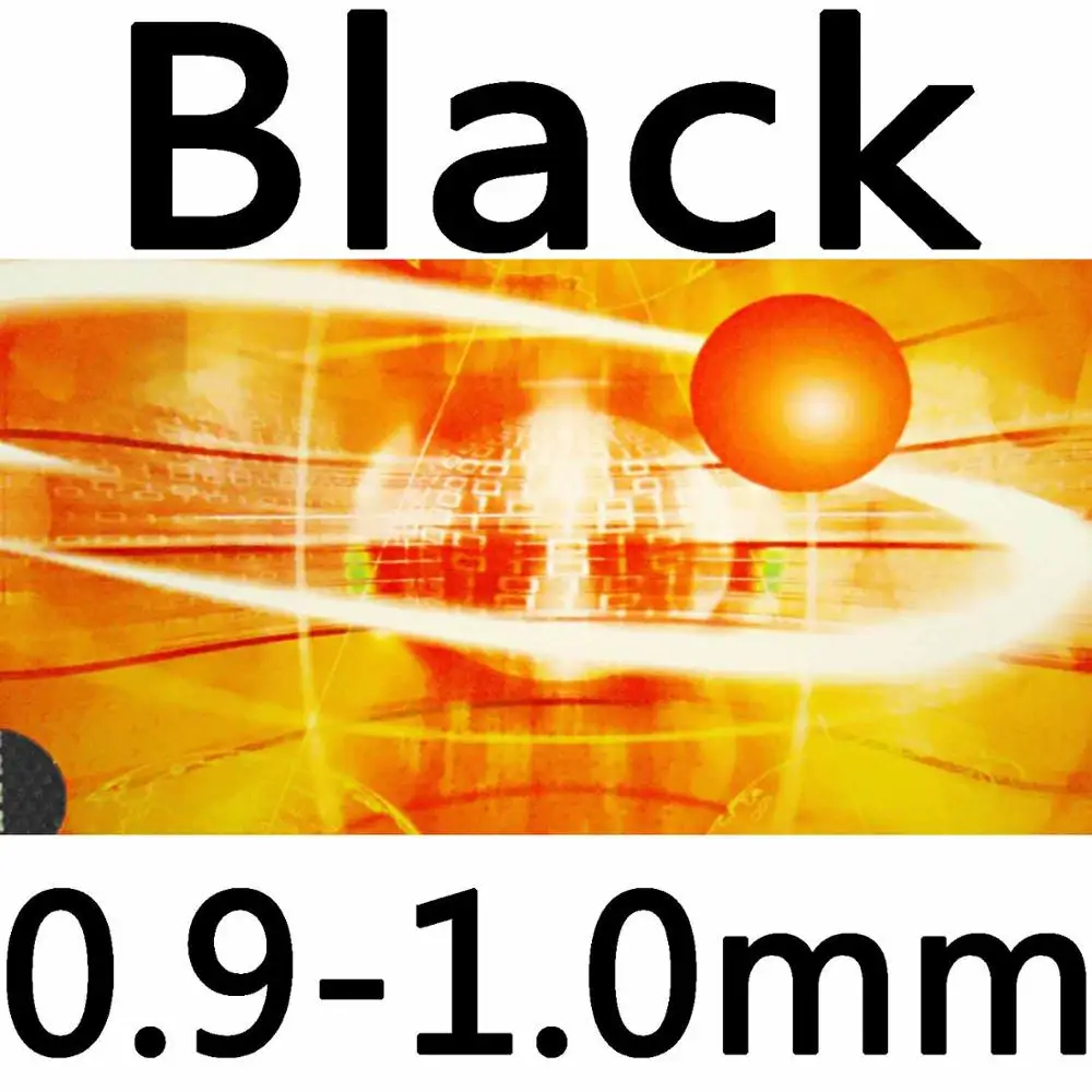Dawei 388D длинный pips-out Настольный теннис пинг-понг резиновый с губкой - Цвет: Black 0.9-1.0mm