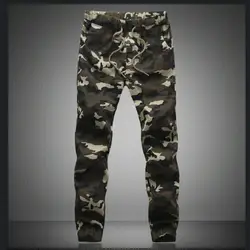 M-5XL мужской осенний карандашный гаремный брюки унисекс хлопок луч ноги камуфляжная военная форма Мужская Талия свободные удобные брюки