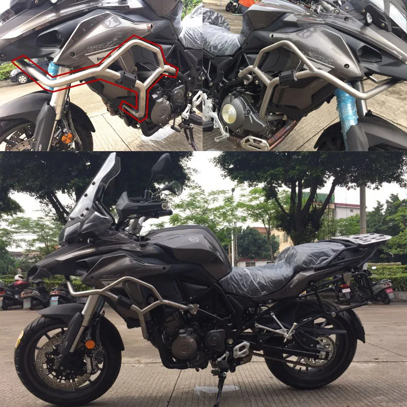 

For Benelli TRK502 TRK 502 Motorcycle Accessories Left Right Sliders Guards Engine Crash Bungs Protectors Side Safety Bumpers