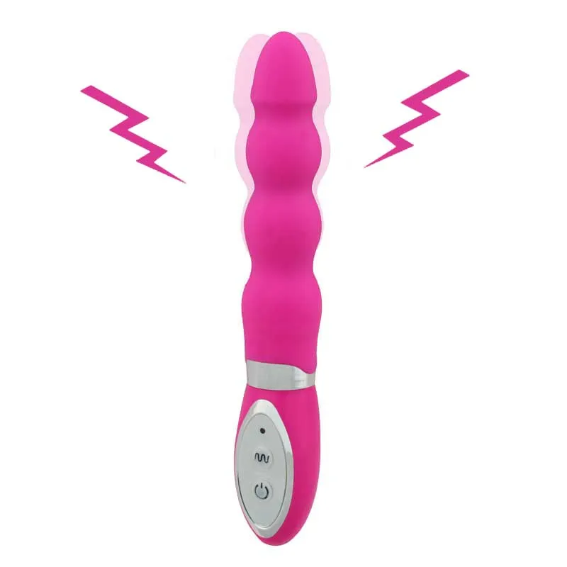 Фаллоимитатор вибратор для Для женщин водонепроницаемый силиконовый G Spot Волшебная палочка vibrador взрослых Секс-игрушки Анальный бусы