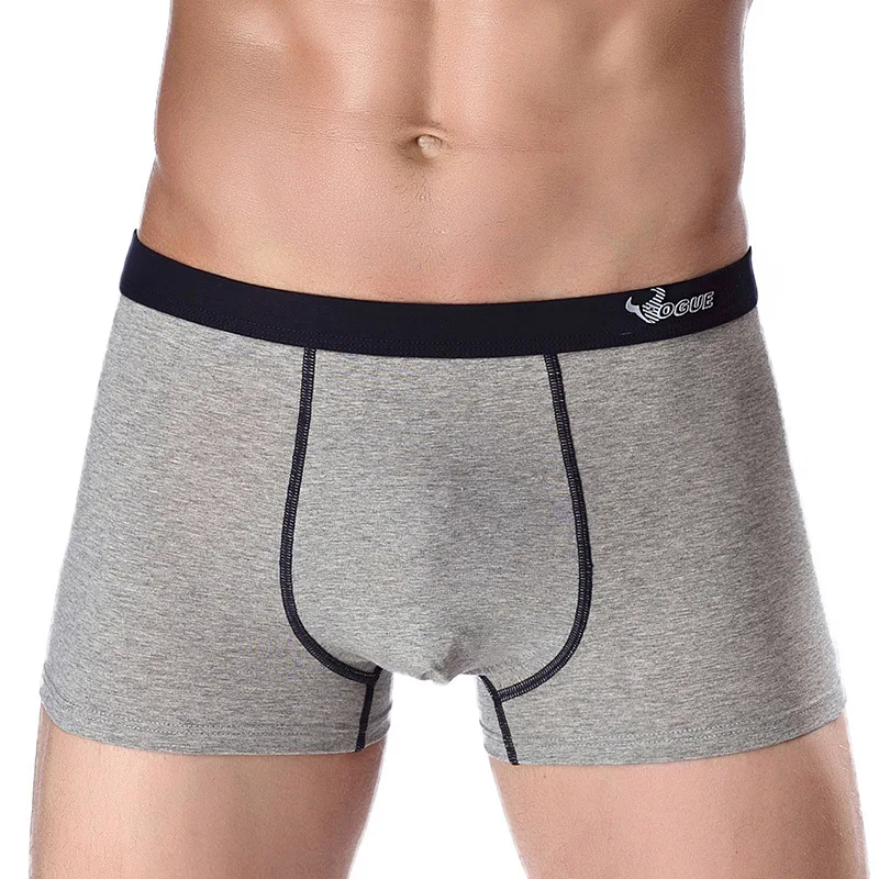 

wholesale Personality Men's Highlight sexy U convex Sexy Breathable Contrast Color Boxer Half-Separated U Pocket Bag Boxer