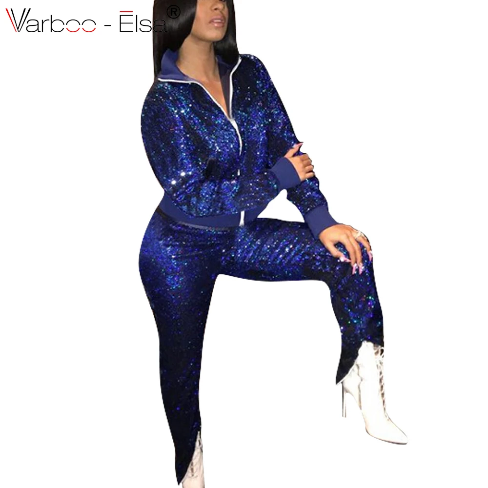 sequin sweatsuit