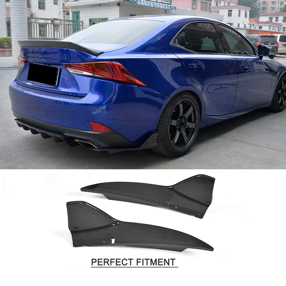 Задний бампер разветвители спойлер фартуки Cupwings Winglets для Lexus IS F Sport Sedan 4 двери