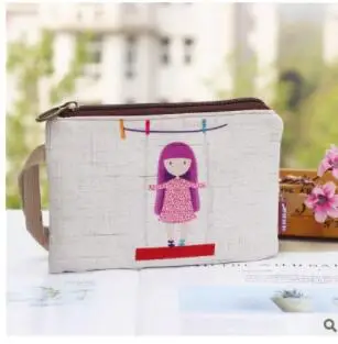 Льняные Хлопковые женские мини-сумки с героями мультфильмов, женские маленькие сумочки для телефона bolsos mujer bolsas feminina для девочек - Цвет: 8
