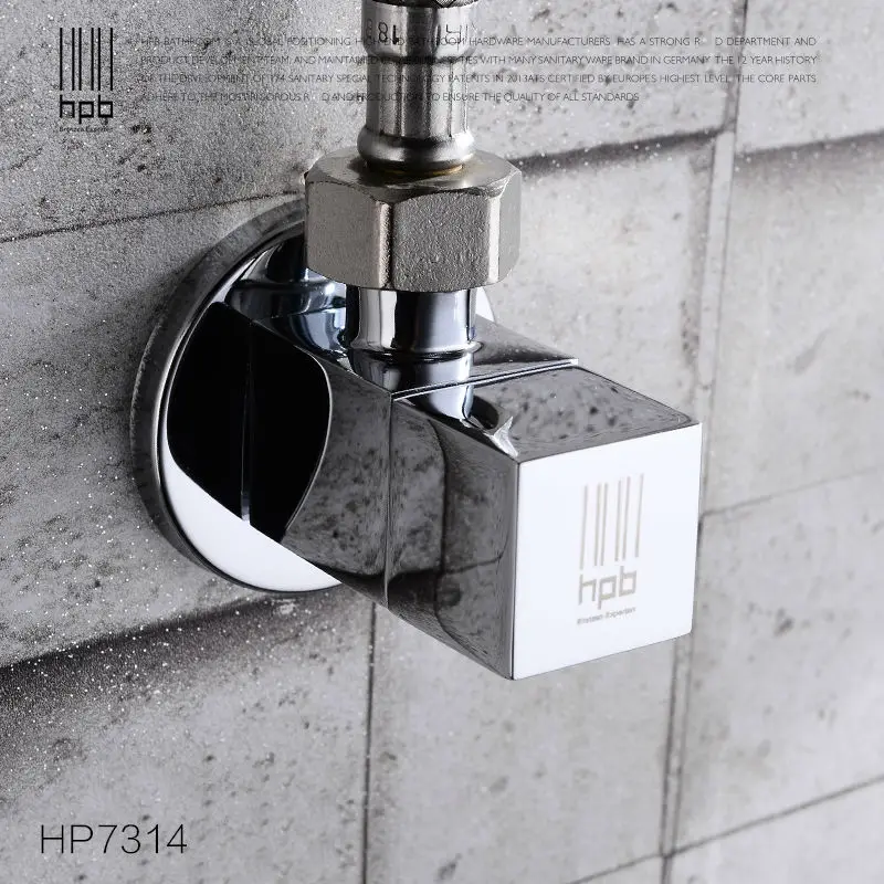 

HPB Brass Triangular Valve for Hot and Cold Faucet Water Mixer Tap Filling Angle Valves HP7314