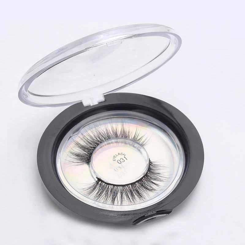 

1Pair 3D Protein Handmade Natural Eyelashes Long Cross Eye Lash Extension Stereoscopic Nature Soft Magnetic Silk False Eyelashes