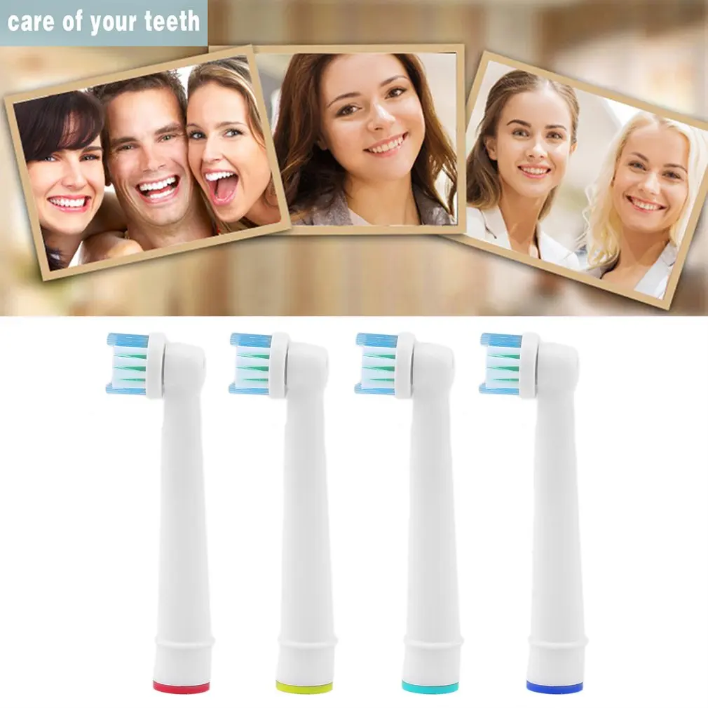 4 сменные насадки для электрической зубной щетки Oral B подходит моделей Advance Power/Pro