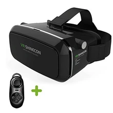Virtual Reality Headset Vr Shinecon 3d Movie Game Glasses VR Box Casque for 3.5-6.0 Inch Smartphone + VR Box 3.0 Remote Gamepad