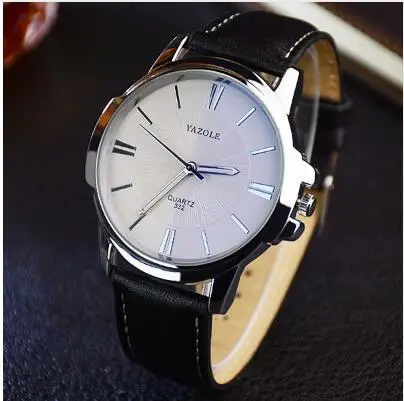 

YAZOLE Sports Men Watch Luxury Top Brand business Male Clock simple Wrist Watch Leisure Fashion Leather quartz watch Relogios