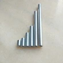 5 шт./лот M8 лампа болты зуб трубки 8 мм диаметр цинковый сплав M8 Мужская резьба полые трубы аксессуары для освещения