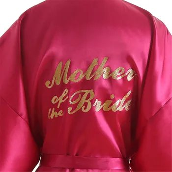 

Sexy Female Home Dressing Gown Summer Sleepwear "Mather of the Bride" Wedding Robe Kimono Bathrobe Rayon Nightgwon Negligee
