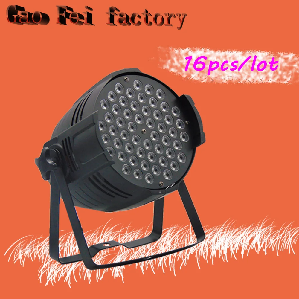 

16pcs/lot High Power Waterproof 54*3W RGBW LED Par Light,Outdoor DMX Par Can,Stage Light