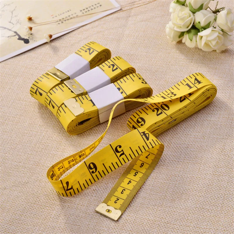 

4PCS 300CM Body Measuring Ruler Sewing Tailor Tape Measure Mini Soft Flat Ruler Centimeter Meter Sewing Measuring Tape