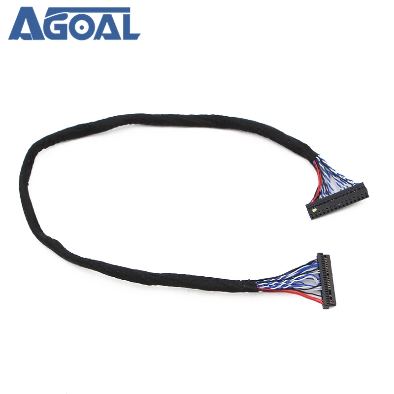 Для панели T370HW01 V0/V1 LVDS кабель 2ch 8-bit 41 pins 41pin Dual 8 кабель 400 мм для ЖК-FI-WE41P-HF 1,25 мм