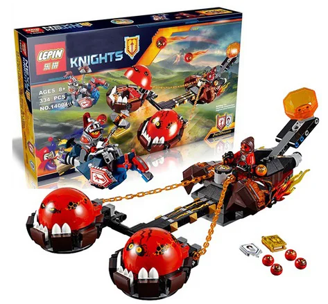 

14004 Knights Building Blocks Beastmaster's Chaos Chariot With Macy Buildable Figures Compatible Nexus
