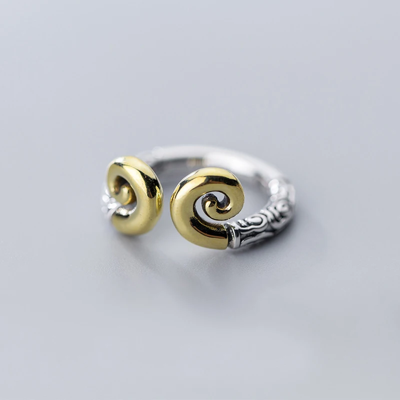 cheap MloveAcc Top Sale Monkey King Golden Classic Design For Men Open Adjustable Ring Jewelry Accessories Birthday Gift