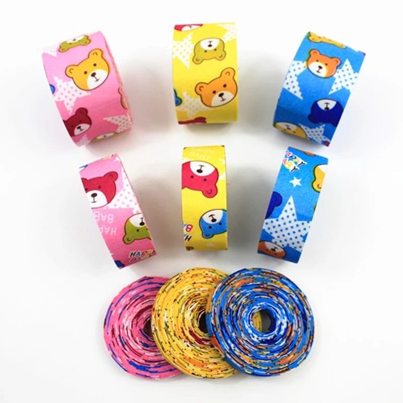 

5Meter/Lot 10 25 40mm Pink Yellow Blue Cartoon Series Bear Ribbon Polyester Fabric Layering Webbing DIY Hair Accessory Material
