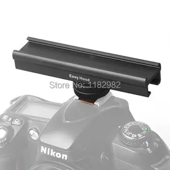 

Cold Shoe Extension Adjustable 4" Rail Bar ESE-10 Easy Hood Microphone LED Light for Canon for Nikon for Olympus for sony