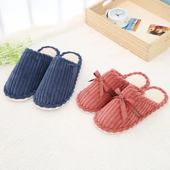 

Fall and Winter 2019 New Warm and Thickened Cotton Slippers for Men and Women