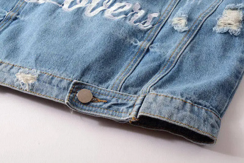 Mcikkny Fashion Men's Ripped Denim Jackets Skull Heart Embroidery Jean Jackets Retro Style Streetwear Coats For Male Size M-4XL  (9)