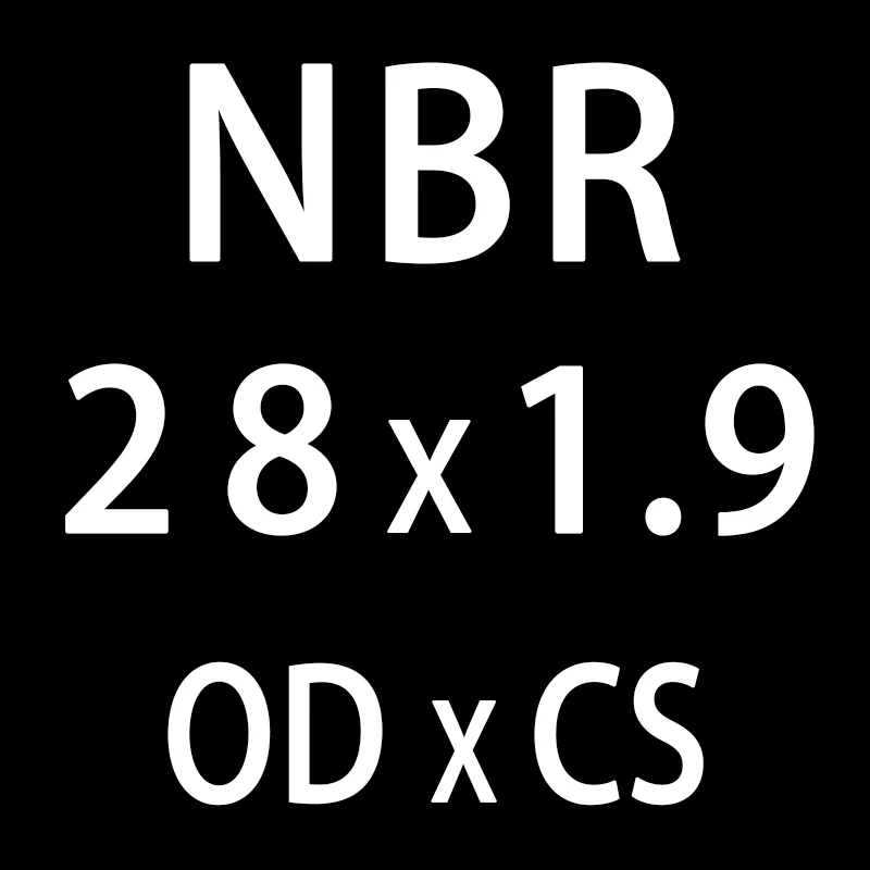 20 шт./лот резиновым кольцом черный NBR уплотнительное кольцо 1,9 мм Толщина OD21/22/23/24/25/26/27/28/29/30 мм уплотнительное кольцо уплотнительное шайба - Цвет: OD28mm