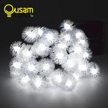 Солнечная гирлянда Сказочный светильник s открытый солнечный светильник с батареей для сада праздничное украшение водонепроницаемый светящийся шар