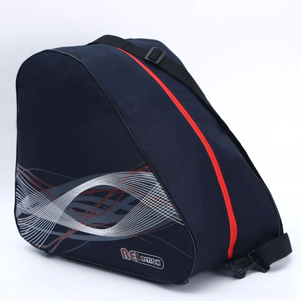 BIG Thick Professional Ice Ski Snow Boots Bag Skate Helmet Portable Carry Shoulder Bag Non-slip For Snowboard Accessories Black