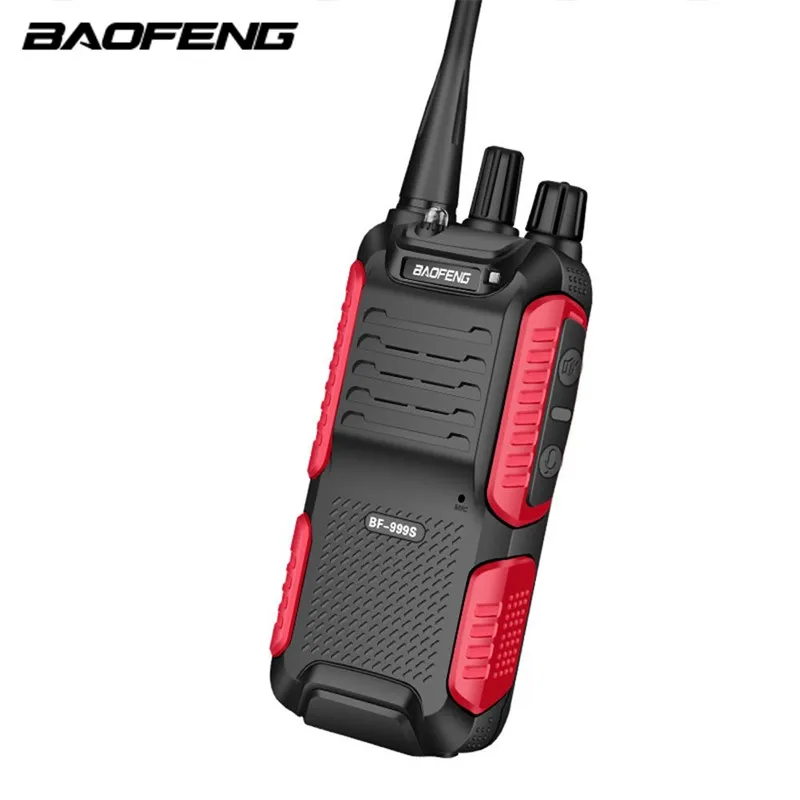 

Baofeng bf-999s walkie talkie UHF 400-470mhz portable handheld two way radio for hunting 1800mAh battery long distance radio
