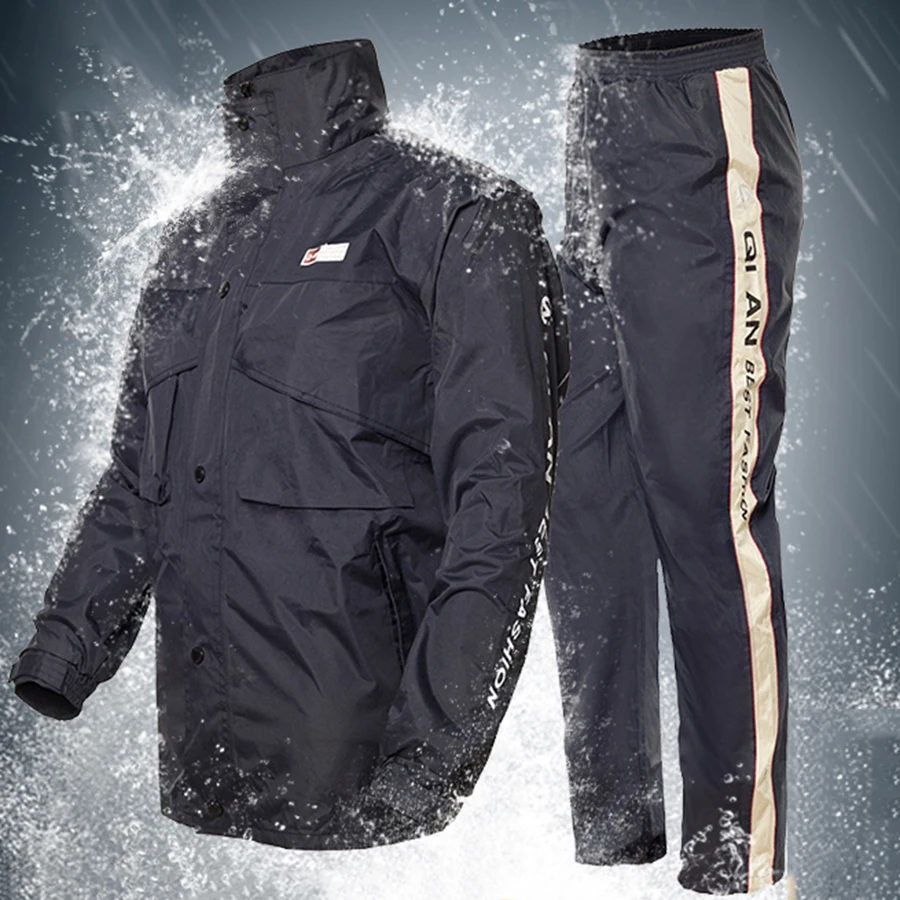 

Outdoor Women Rain Coat Waterproof Windbreaker Camping Pants Rain Suit Womens Rain Jacket Outdoor Suits for Men Windbreaker