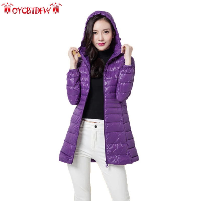 Le Plus rose purple Section Moyenne Black red Femmes La lake D'hiver Survêtement Bas red Chaud Couleur 2018 champagne Vers army Red Veste Nouvelle Capuchon Taille Longue Green Ll644 Blue navy Wine À Mince wXPc4