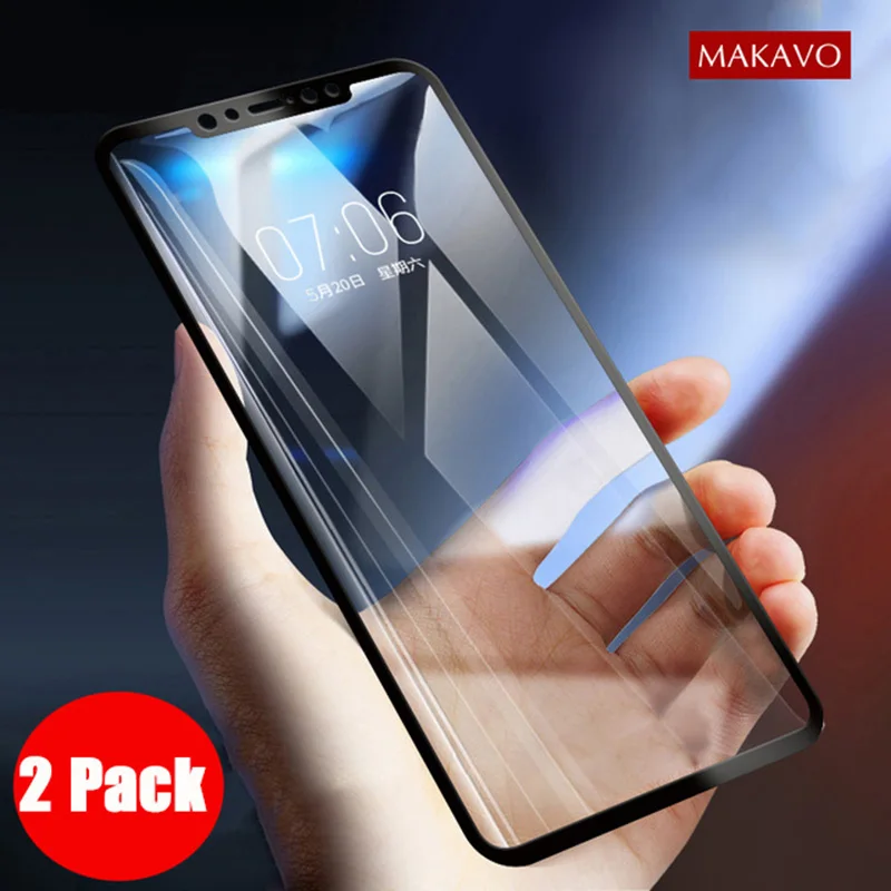 Взрывозащищенное закаленное стекло для Redmi Note 6 Pro защита экрана секло 9H пленка 2
