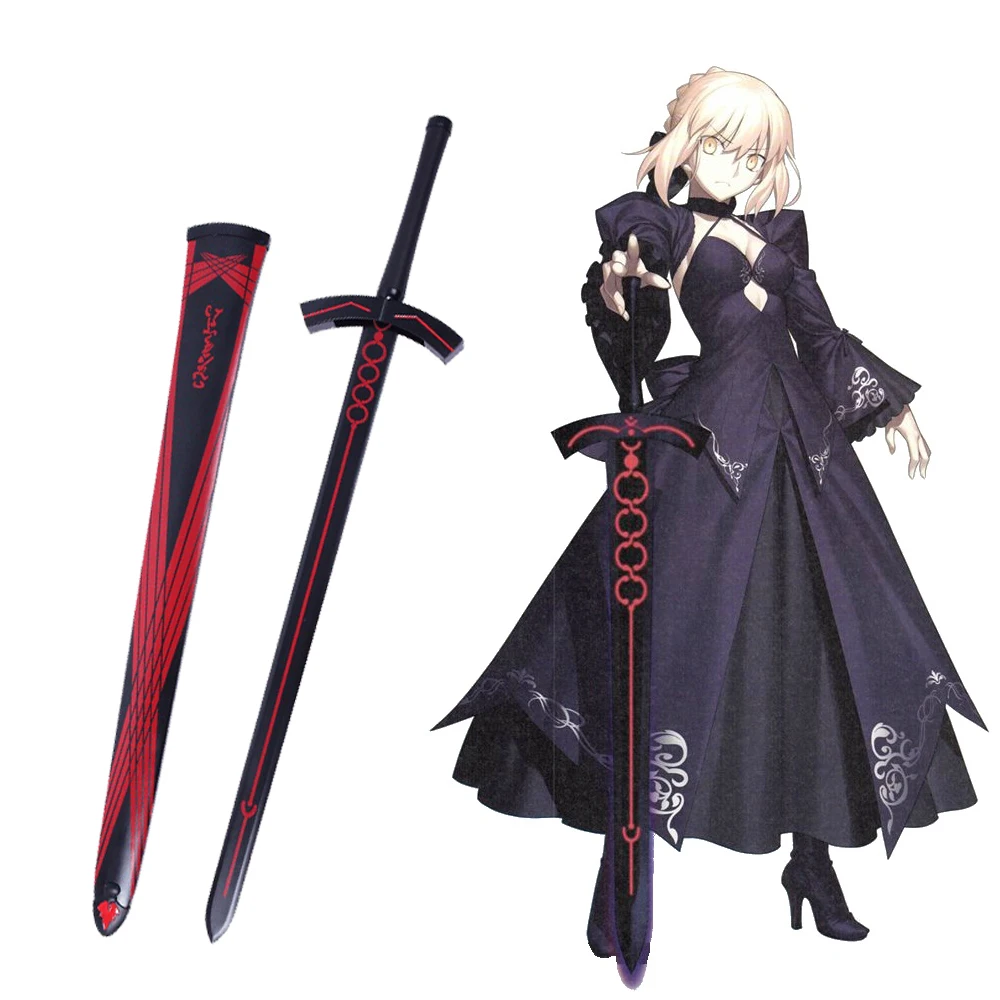 Fate Stay Night Grand Order Saber Alter японская игра Аниме Косплей Стальной меч Excalibur в камне|Мечи|