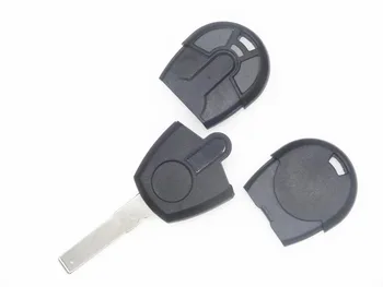 

10pcs replacement Remote key case shell Fob fits for Fiat Brazil Positron key blank cove with sticker uncut blade