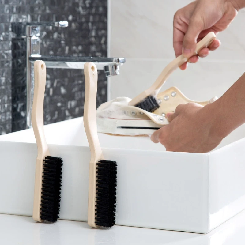 

1pc Long Handle Shoes Cleaning Brush Soft Hair Wash Shoes Brush Household Laundry Brush Dusty Brush