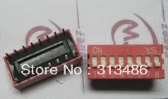 

DIP switch 8way 2.54mm,DIP Switches 8P
