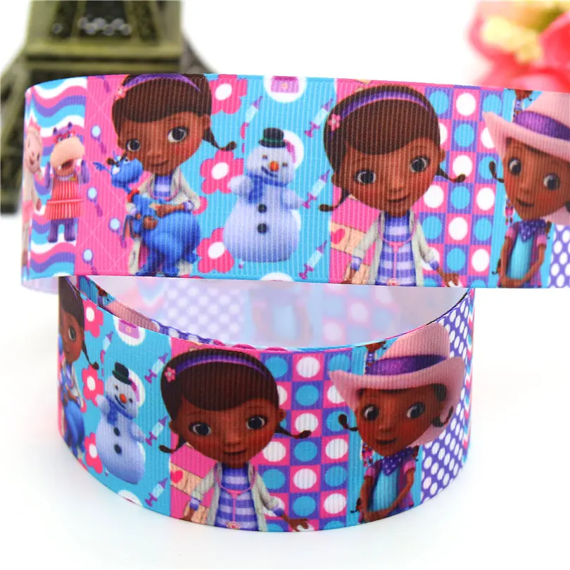 2 Duwes 1.5 '' Капитан doc тролли печатных Grosgrain ленты hairbow головные уборы украшение партии 38 мм oem D635 - Цвет: 2