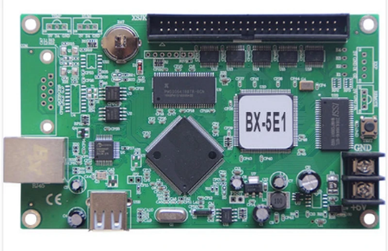 Single color two color led display Onbox BX-5E1 control card, Ethernet+USB led screen controller