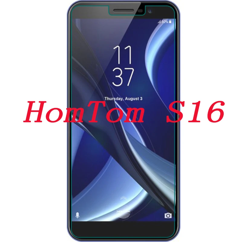 

Smartphone 9H Tempered Glass for HomTom S16 5.5" Explosion-proof Protective Film Screen Protector cover phone