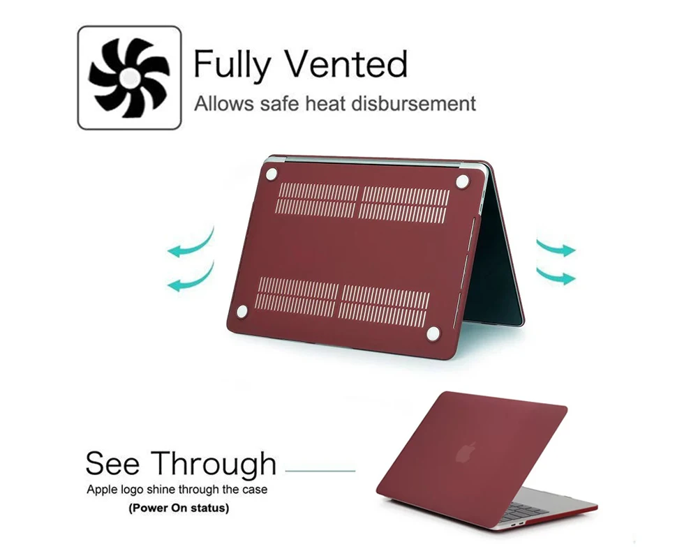 For macbook pro 15 case matte frosted Laptop Case,for macbook pro 15 hard case 11 12 13 15inch new touch bar A1706 A1708 A1707 (20)