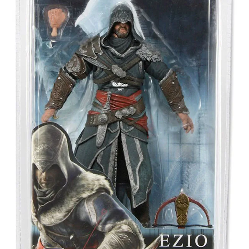 Игра Brotherhood EZIO фигурка модель Одиссея цепной атакующий игрушка AC Leonidas фигурка экшн-игрушка для детей Коллекционные фигурки