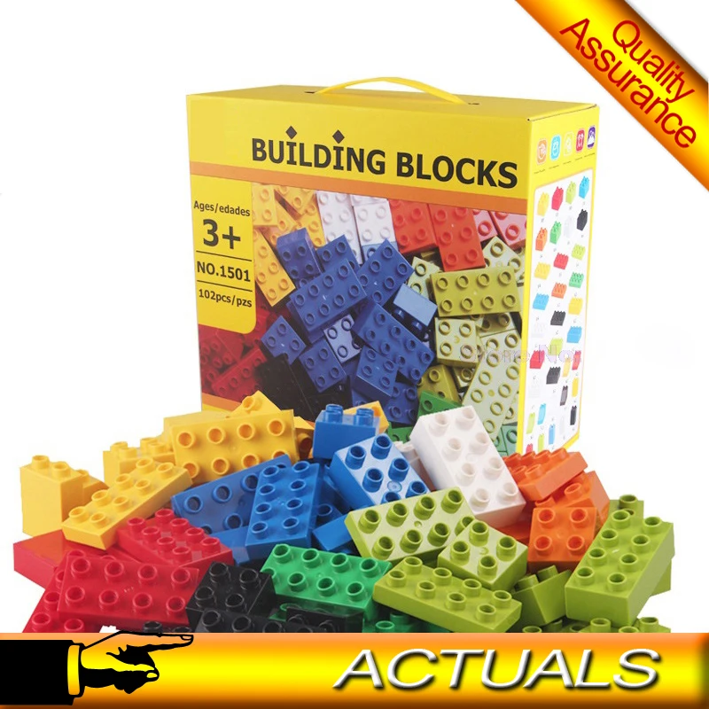 

102pcs Wange 1501 Big Size Building Blocks Creator Designer Bricks Compatible with Lego Duplo Enlighten The Child's Imagination