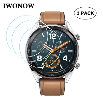 

9H Hardness Tempered Glass for Huawei Watch GT Watchband Screen Protector Anti Scratch Smart Watch Accesory Protective HD Film