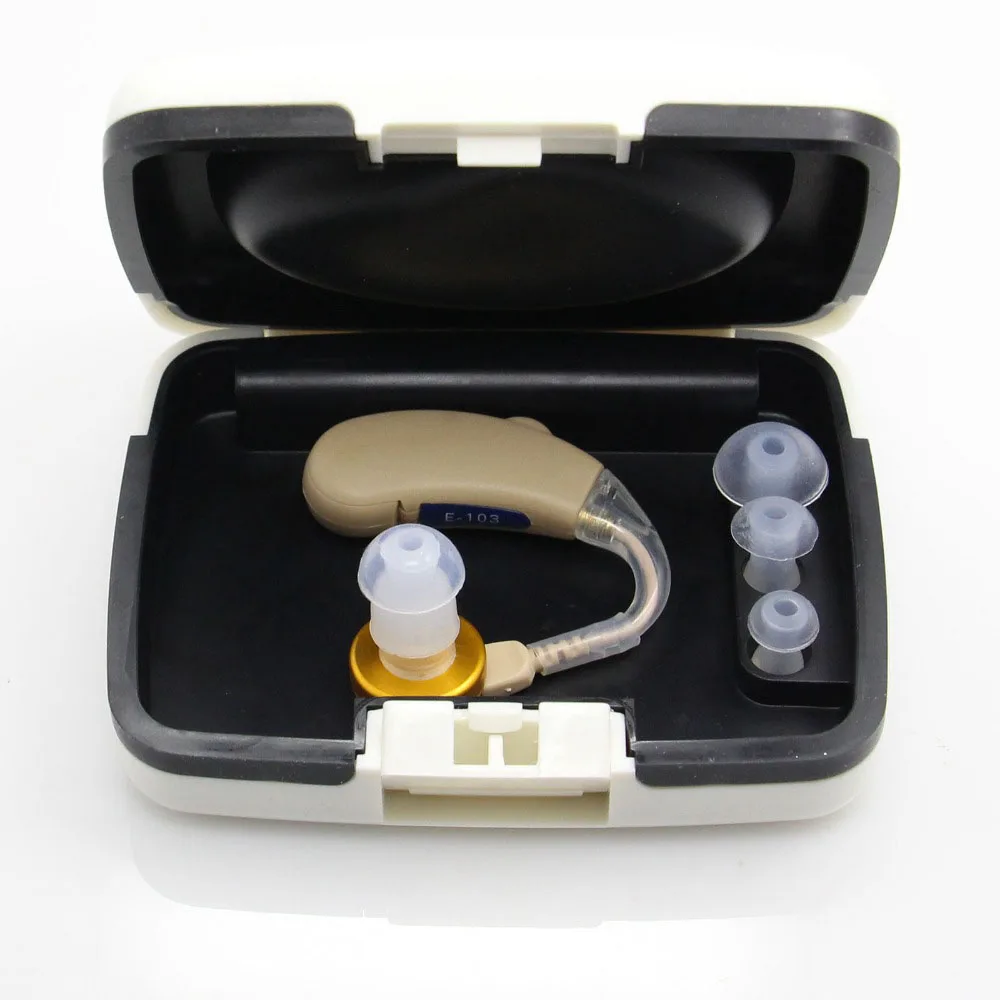  BTE hearing aids for the elderly Zinc Air Battery 600 hours sound amplifier device Ear care earphon