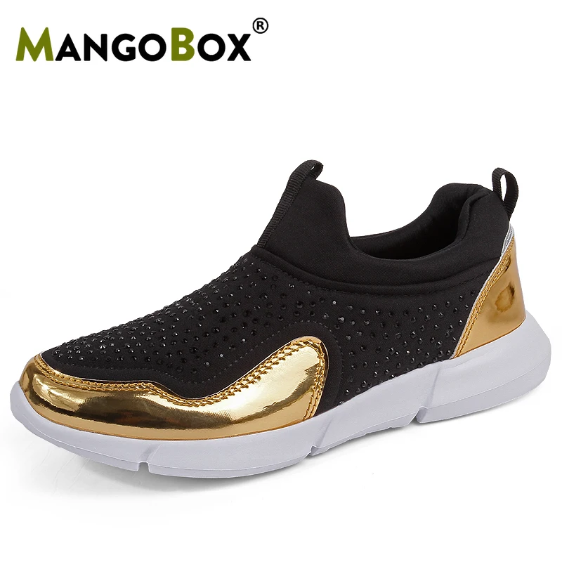 

Original Sports Shoes Ladies Black Blue Walking Sneakers Girls Slip-on Trainers Shoe Women Big Size 41 42 Gym Sneakers For Women
