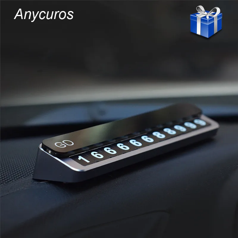

Car Styling Temporary Parking Card Phone Number Card Plate Telephone Number Car Park Stop In Car-styling Automobile Accessories