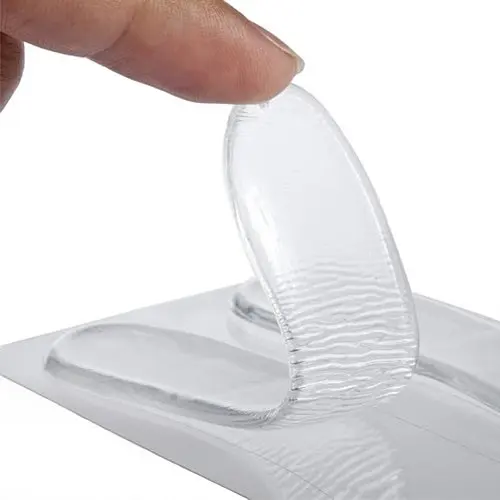 

1 pair Silicone Protector Foot Feet Care Shoe Insert Pad Insole Transparent