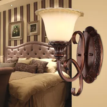 

Bright bedside lamp lens headlight bedroom living room backdrop wall Lamps lighting corridors FG579