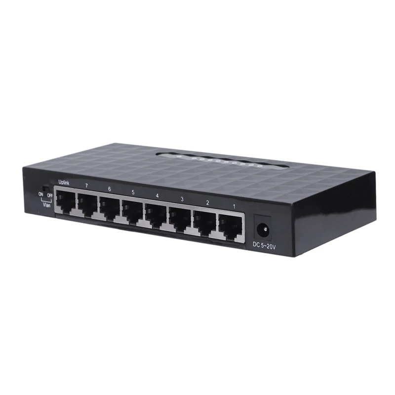 8-коммутатор концентратор Lan 10/100/1000 Мбит/с полный дуплекс Gigabit Ethernet Настольный сетевой переключатель(штепсельная вилка стандарта США