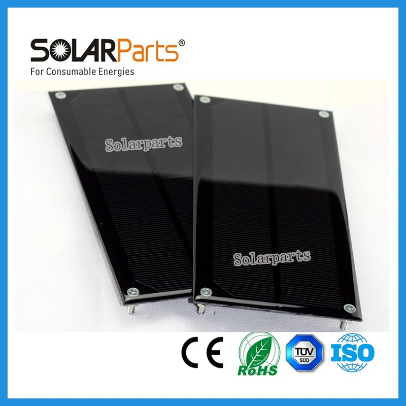Solarparts 5pcs x0.75W/1V Monocrystalline Solar Modules,High Quality and Low Price for DIY assembly toys /RV educational outdoor Solarparts 5pcs x0.75W/1V Monocrystalline Solar Modules,High Quality and Low Price for DIY assembly toys /RV educational outdoor