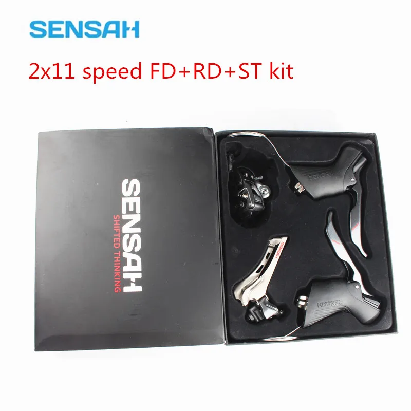 baratas SENSAH IMPÉRIO 2*11 velocidades Desviador Bicicleta bicicleta de estrada groupset 11 s grupo para shimano sram groupset bicicleta de Estrada